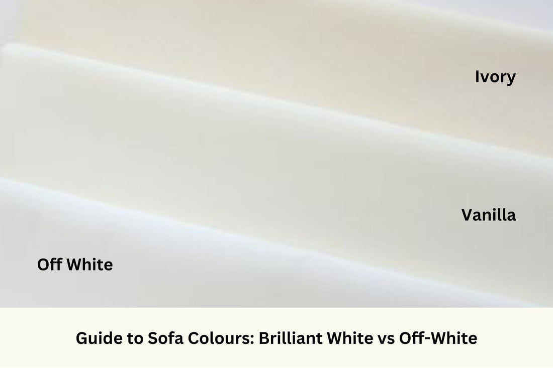 Fabric in ivory, vanilla and off white colours