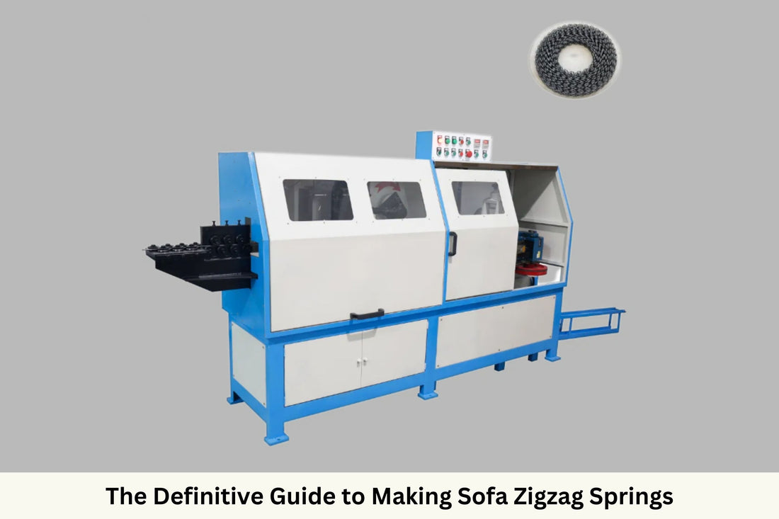 Zigzag spring making machine