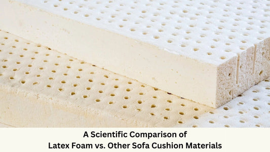Close up photo of latex foam
