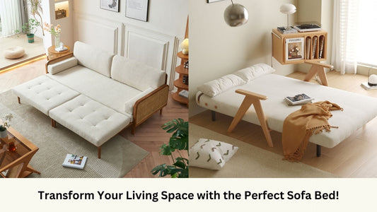 Cane fabric sofa bed and Corona fabric sofa bed