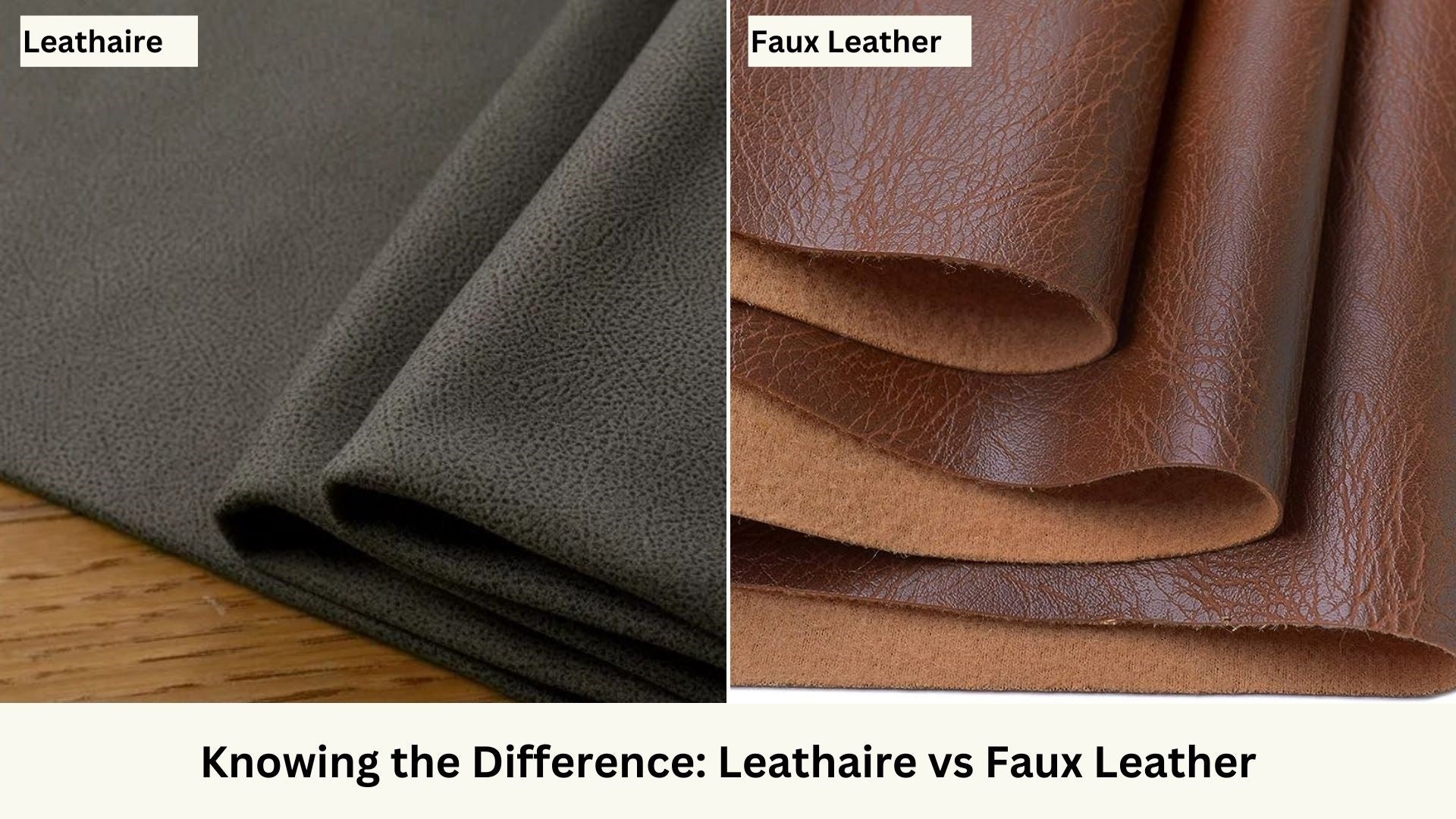 Knowing the Difference: Leathaire vs Faux Leather