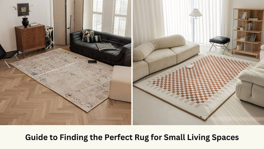 Sample display of Oasis and Odette rugs