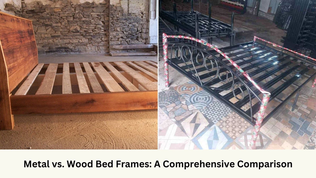 Comparison between wood and metal bed frames