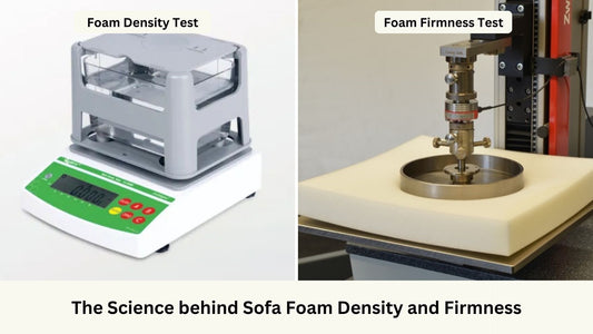 Foam density and foam firmness testing devices