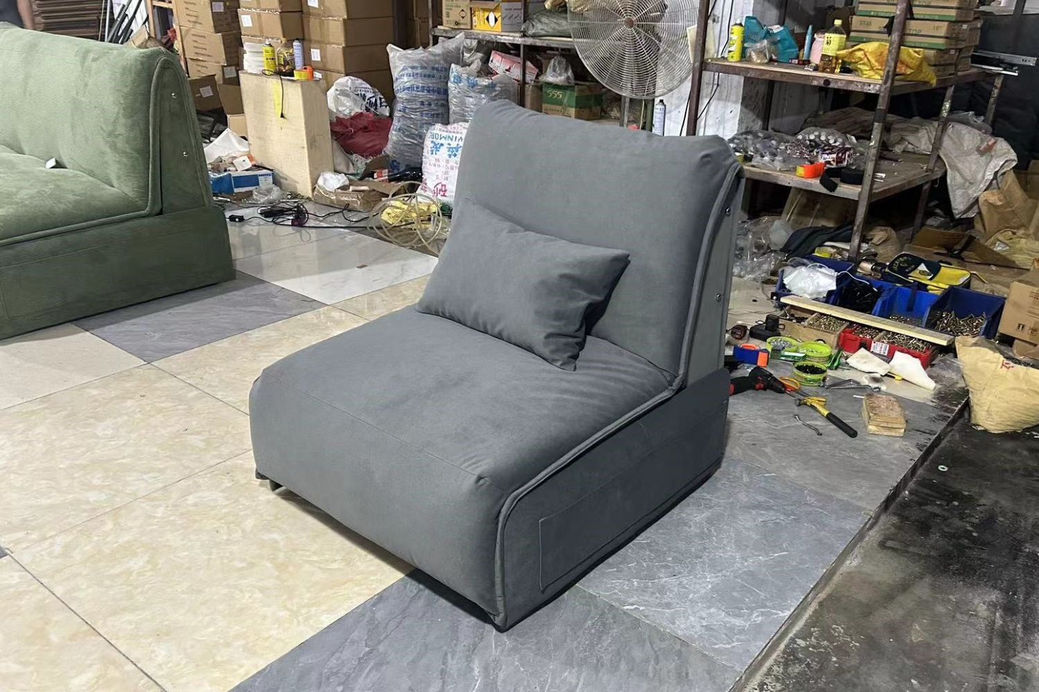 Chronos 90cm Grey (Furla 98) Electric Sofa Bed Rose Au Yong | Aug 24