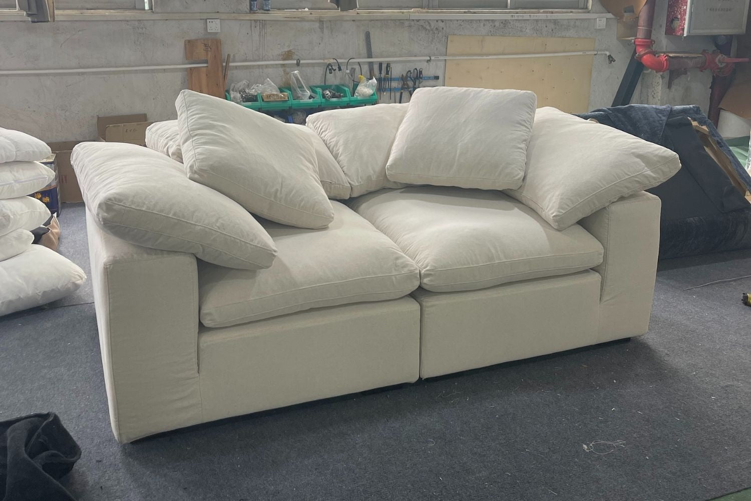 Cloud 200cm Beige Fabric Sofa Britney Khu | Mar 25