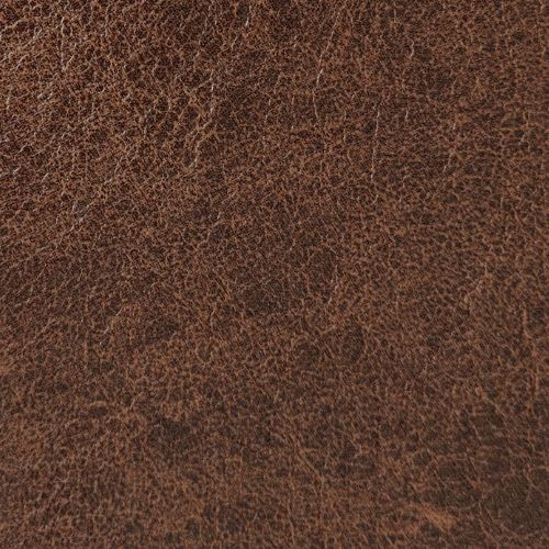 Leather swatch for Dakota 04, dark brown colour
