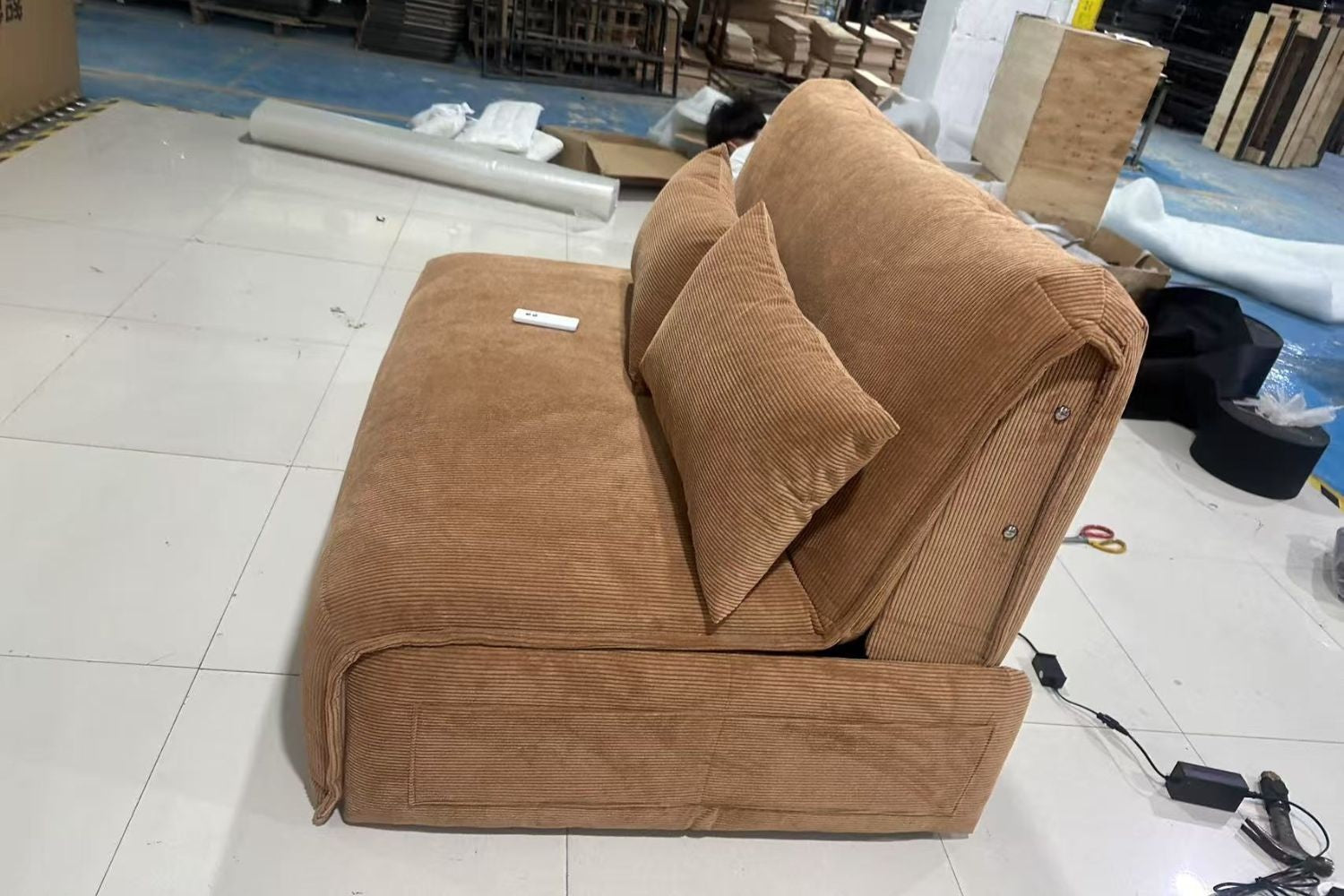Chronos 130cm Brown (Xeno 03) Electric Sofa Bed Christie Lim | Apr 25