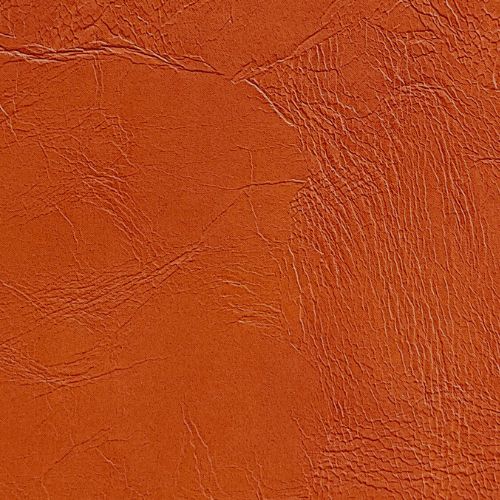 Leather swatch for Remond 19, orange colour