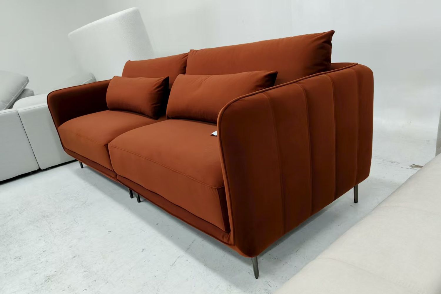 Casper 240cm Red Fabric Sofa Chelsea Jay Ar Juan | Feb 25