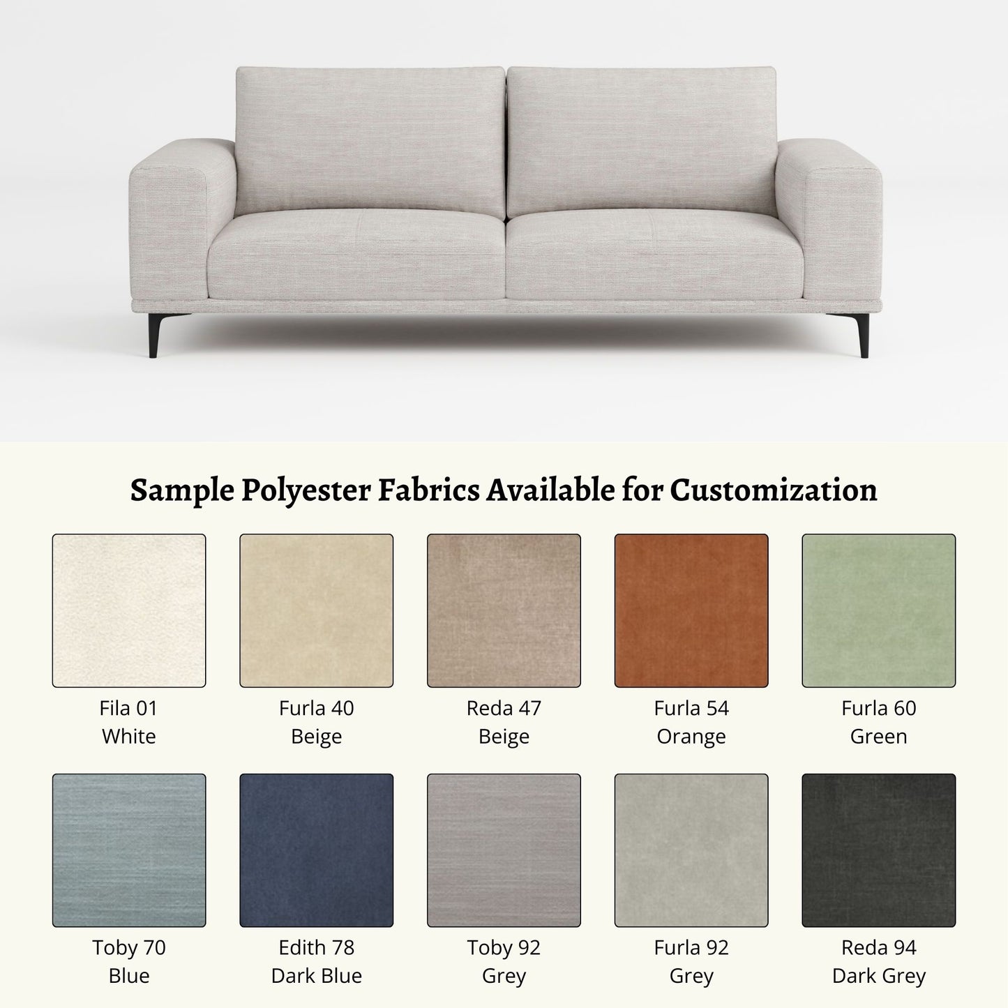 Calm blended polyester fabric customization (Other)