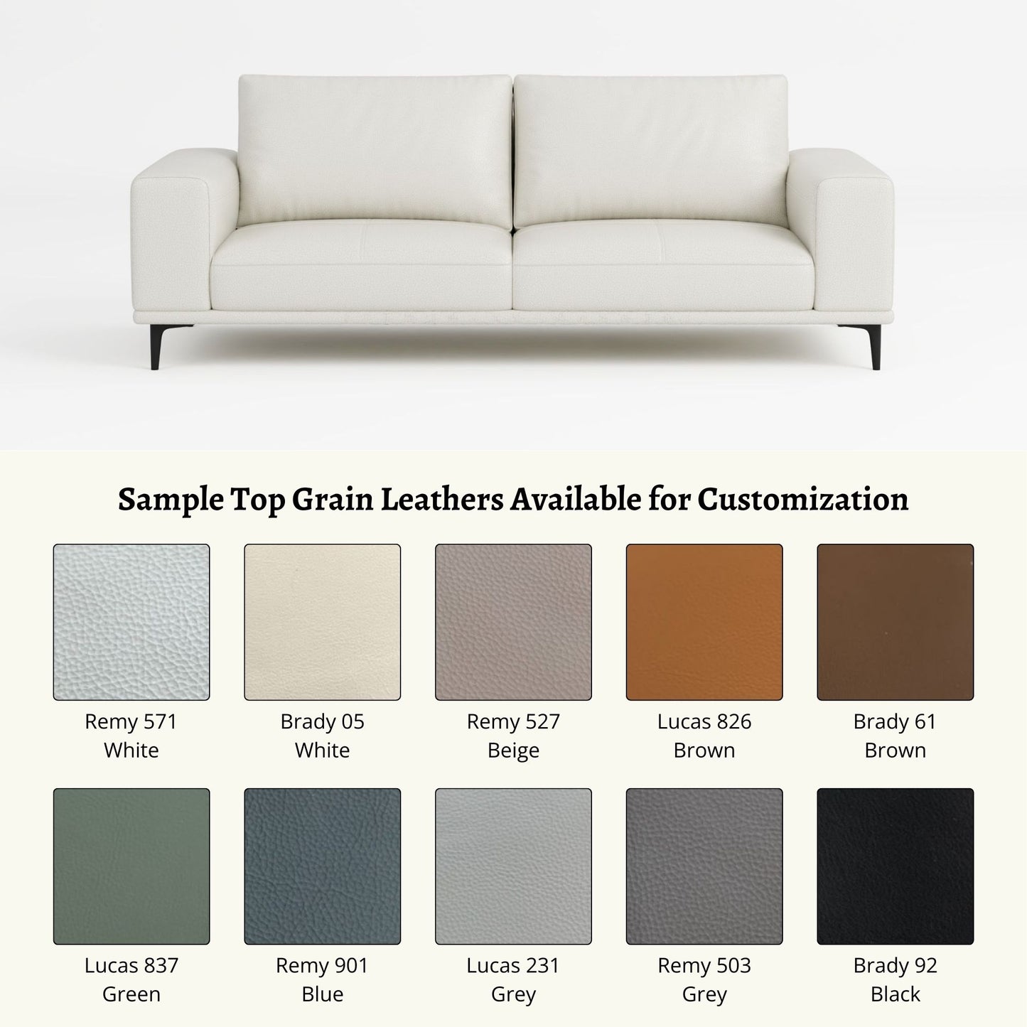 Calm top grain leather customization (Other)