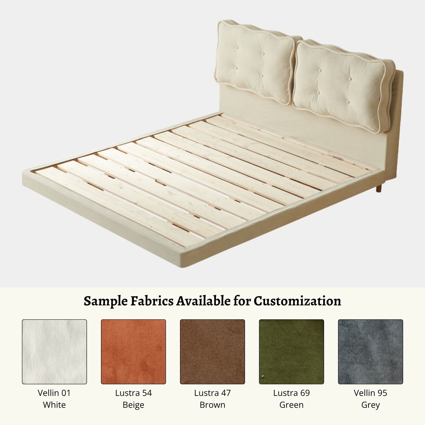 Candy fabric bed other fabric sample options (Other)