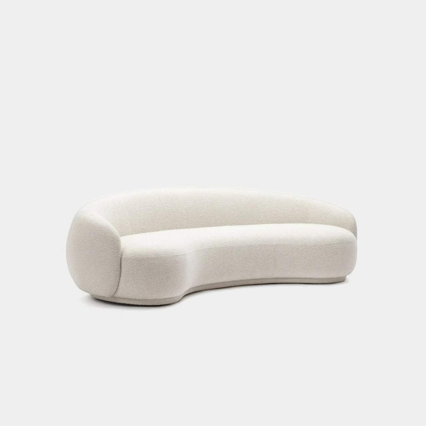 Cashew fabric sofa white