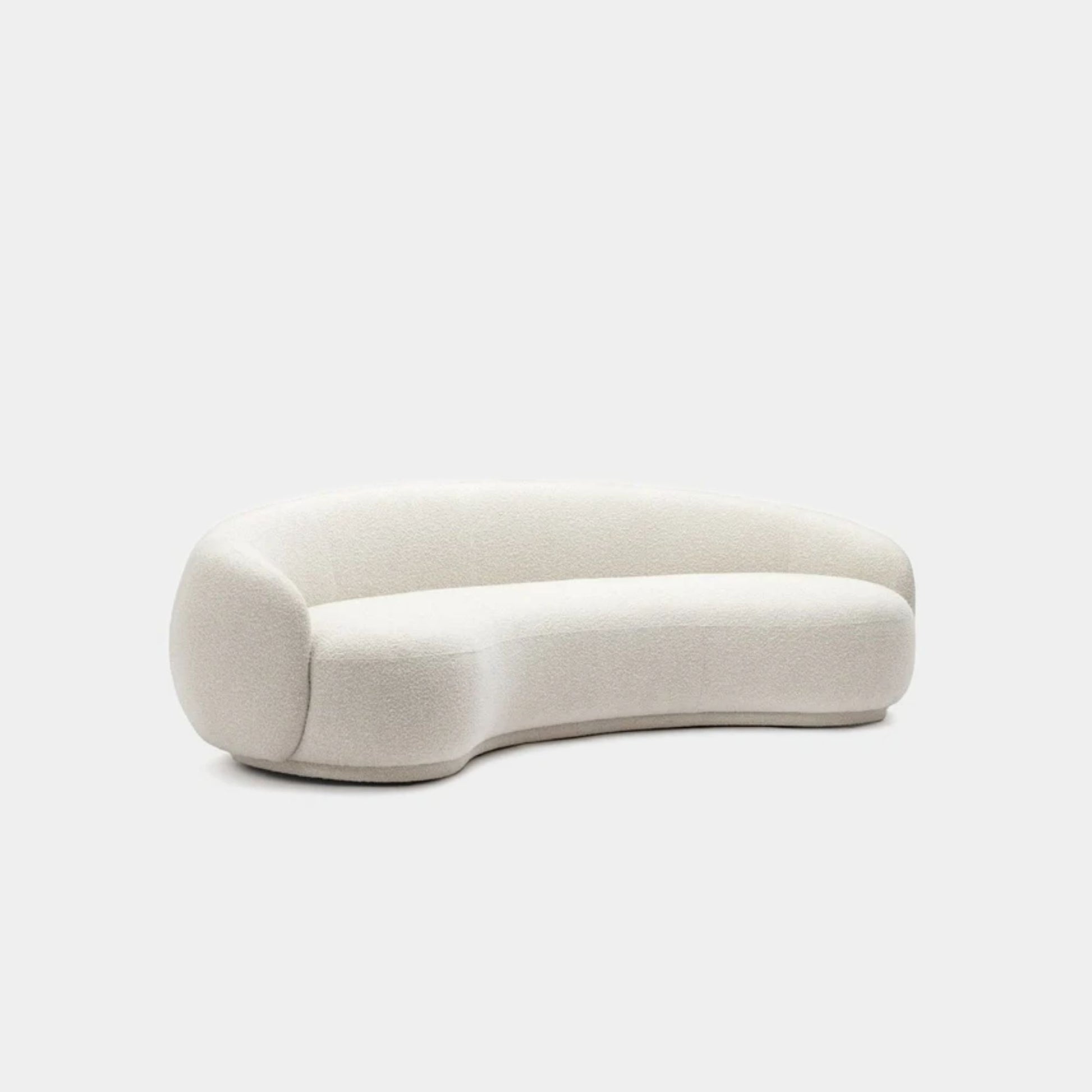 Cashew fabric sofa white