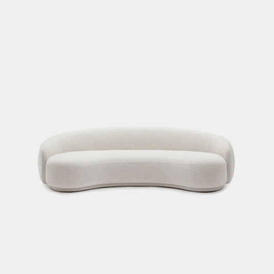 Cashew fabric sofa white