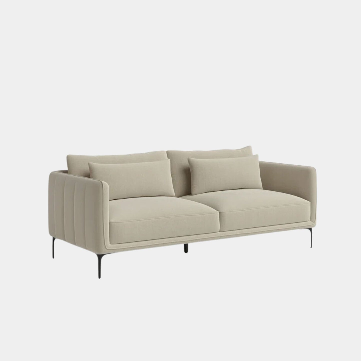 Casper fabric sofa beige