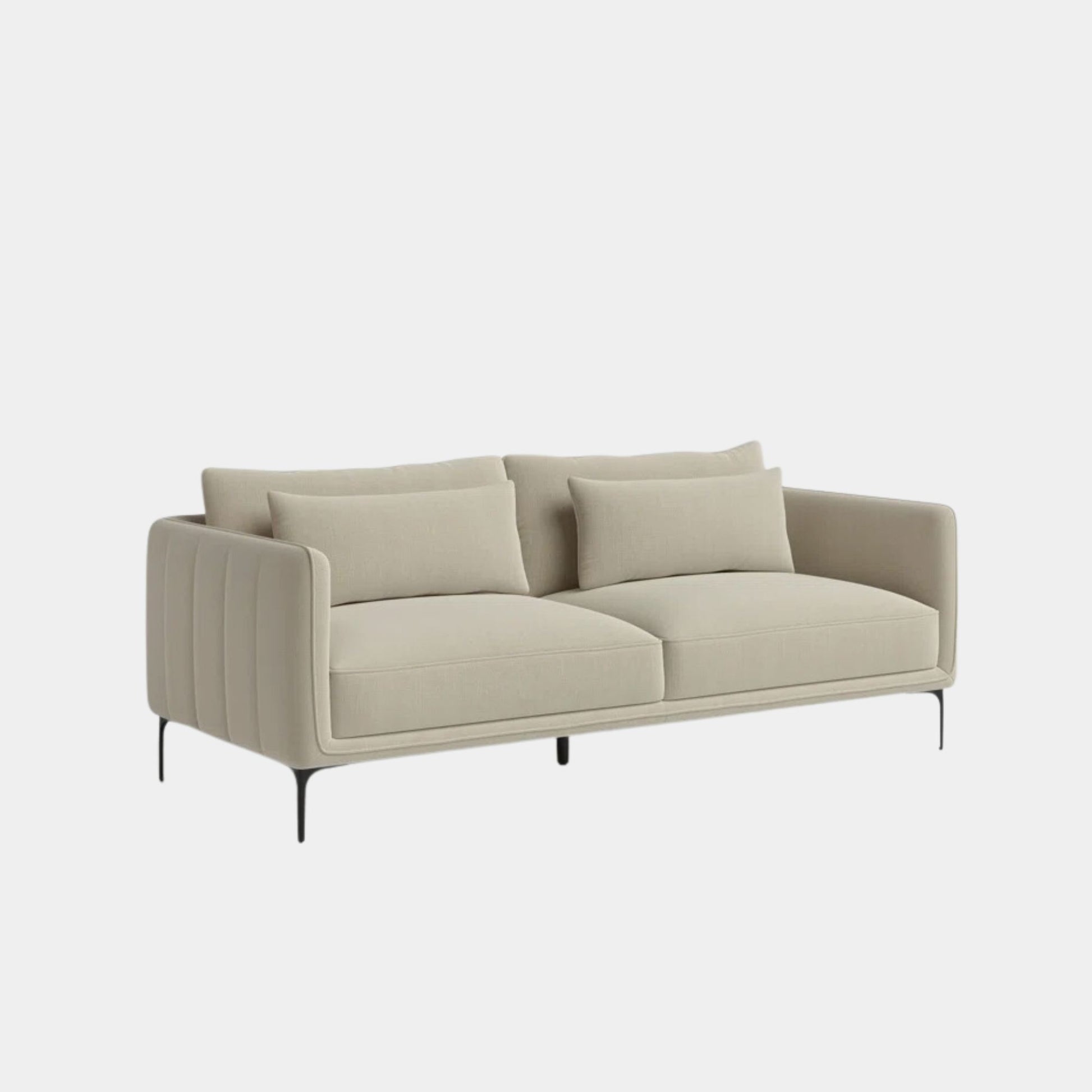 Casper fabric sofa beige