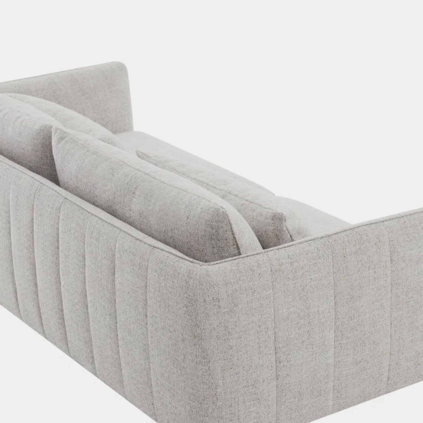Casper fabric sofa light grey