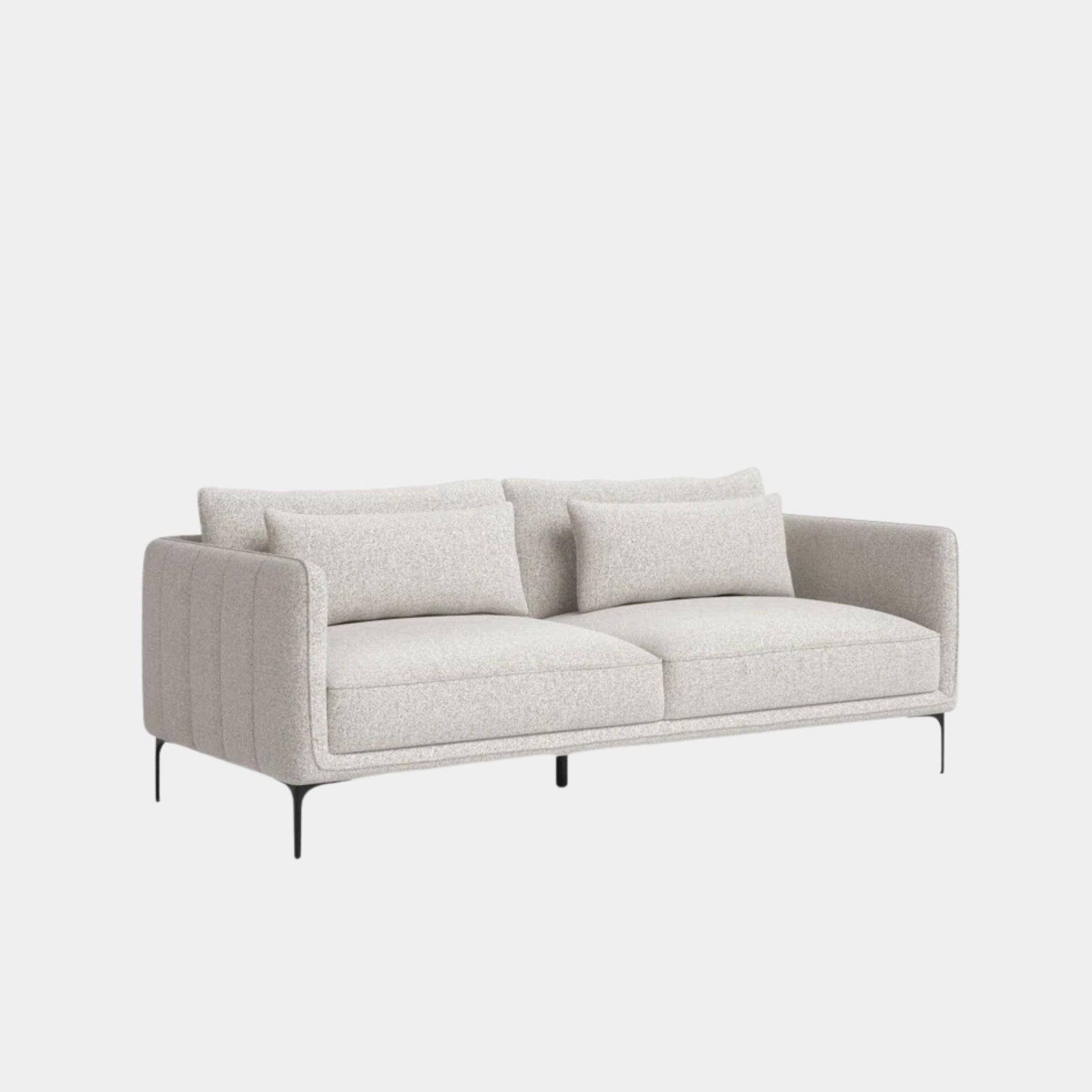 Casper fabric sofa light grey
