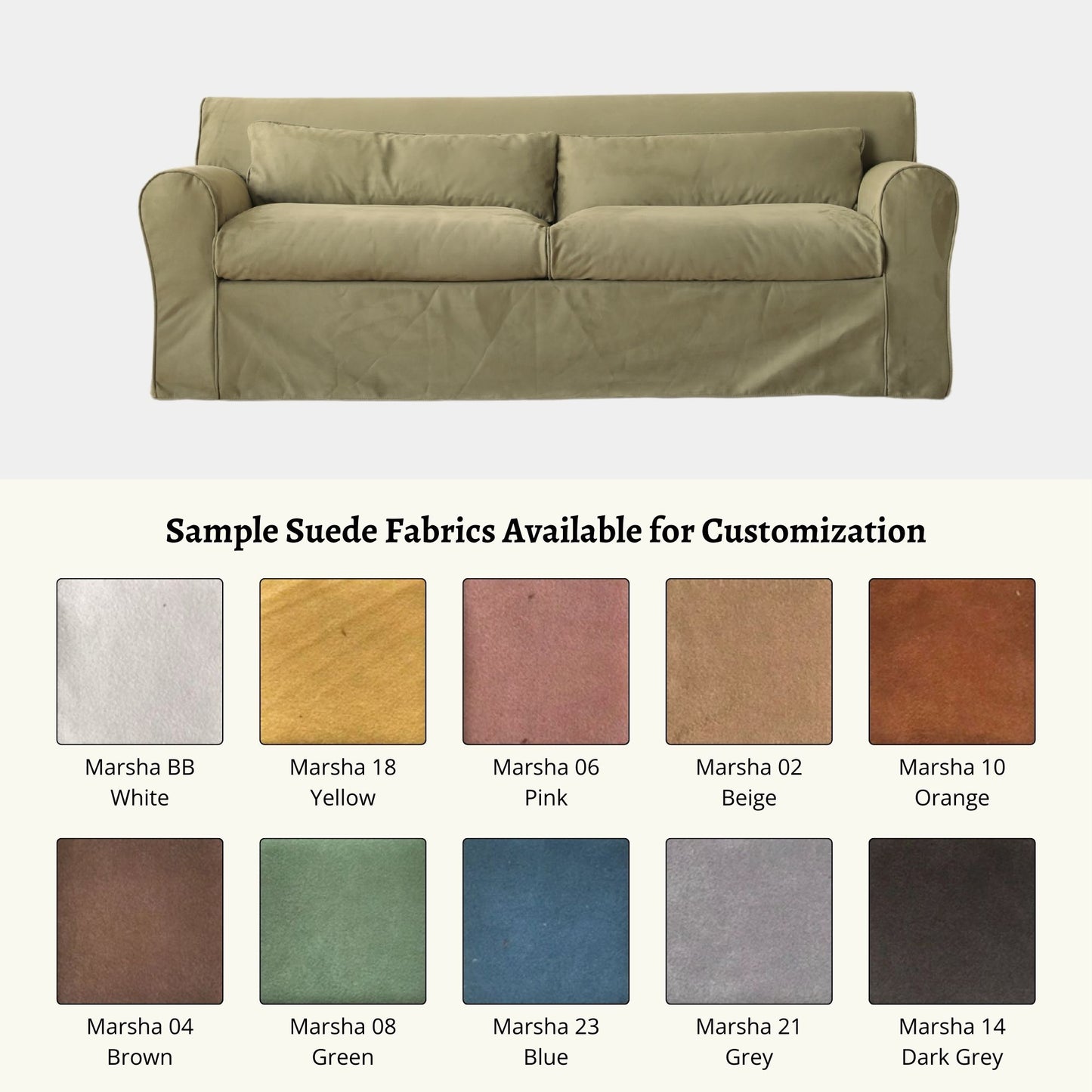 Caspian fabric sofa suede fabric customization (Other)