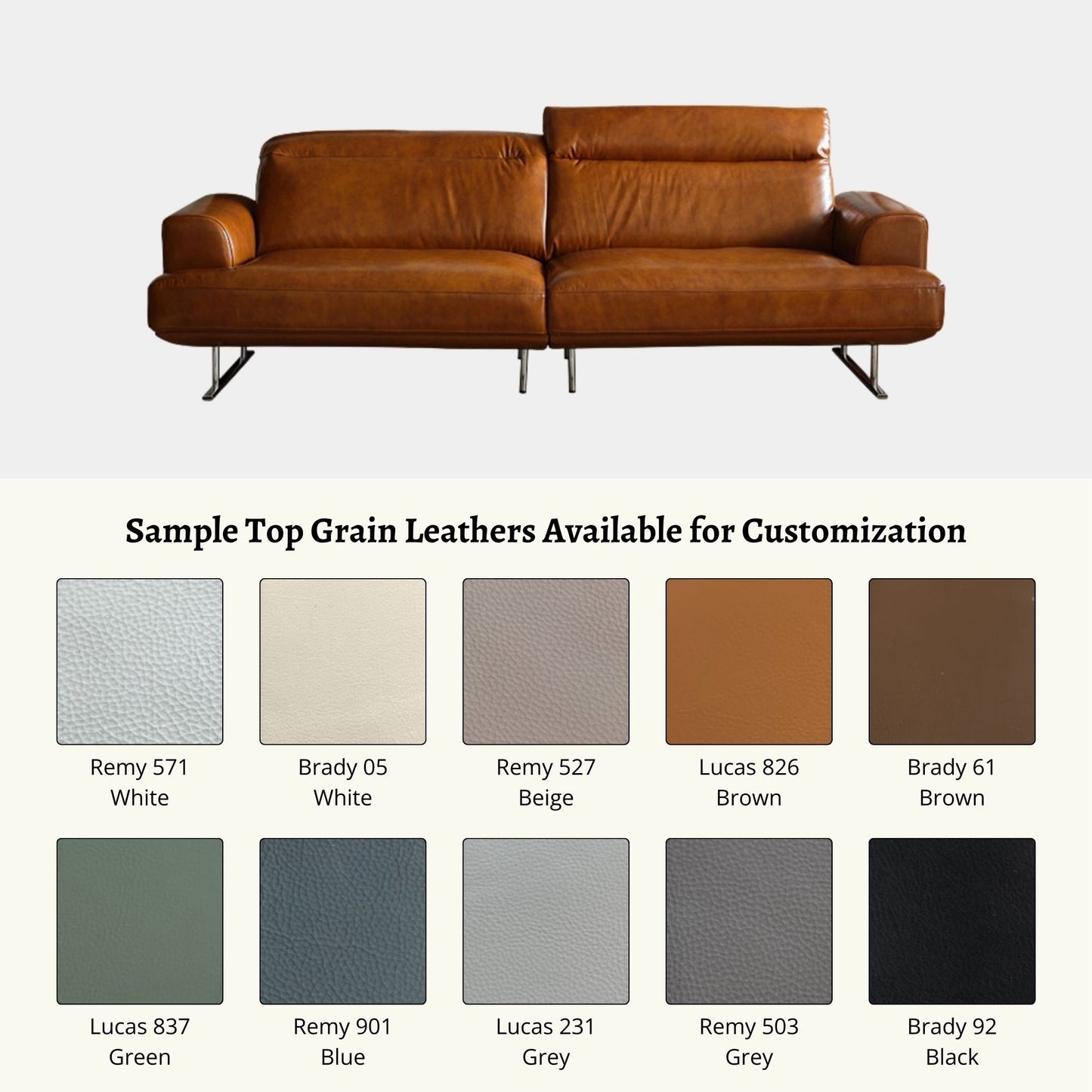 Charles top grain half leather customization (Other)