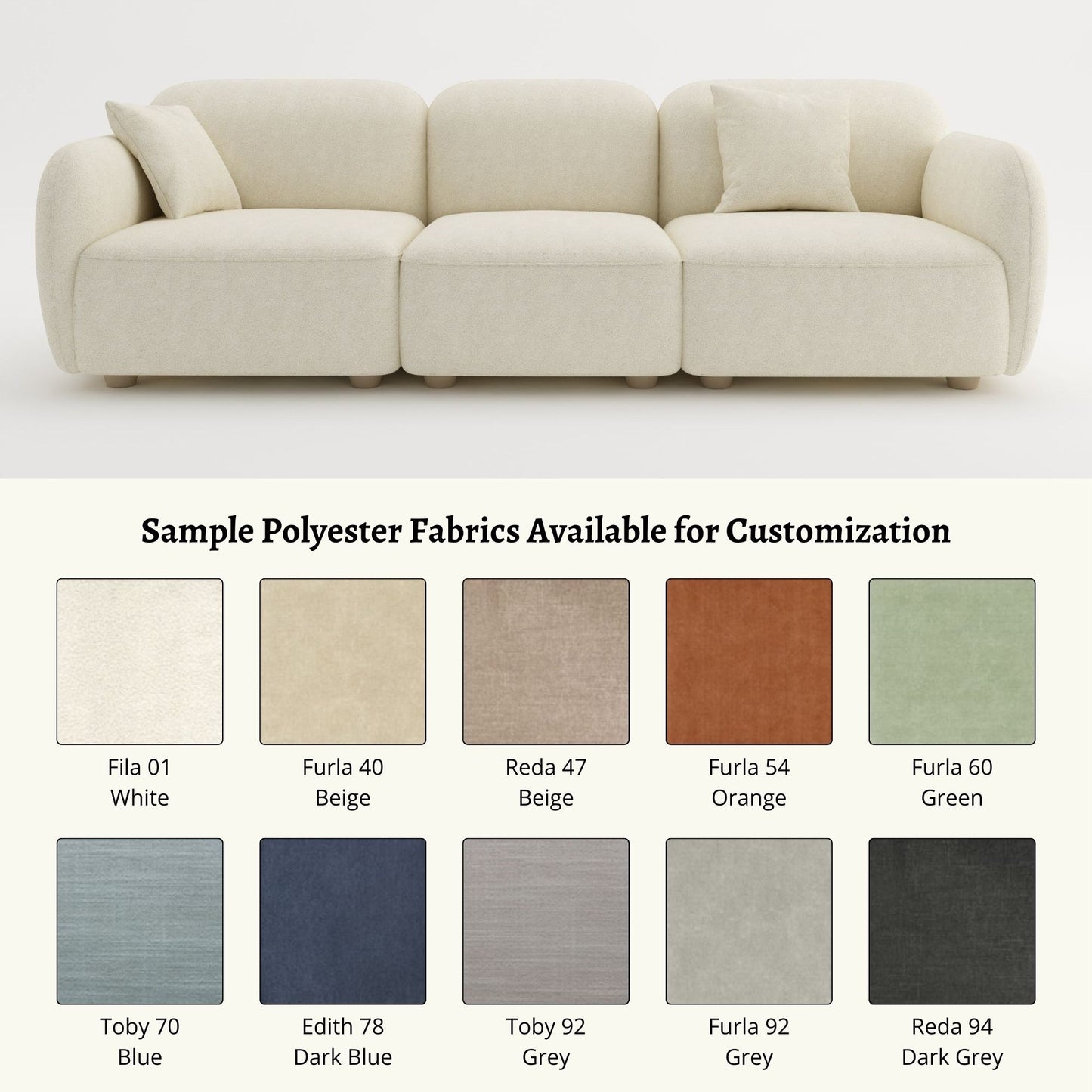 Charmy blended polyester fabric customization (Other)