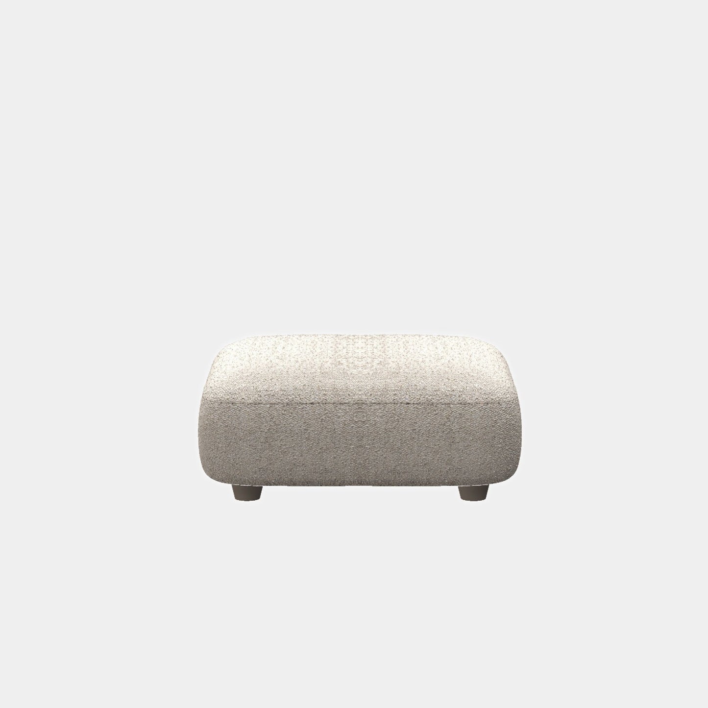 Charmy fabric ottoman beige