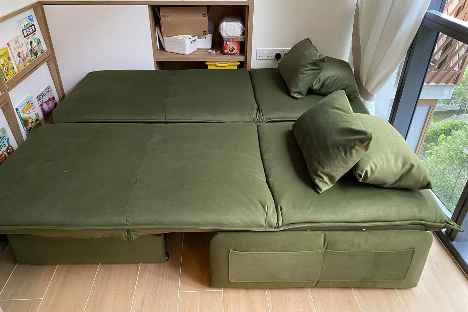 Chronos 90cm Green (Furla 63) Electric Sofa Bed Lai Mei | Aug 24