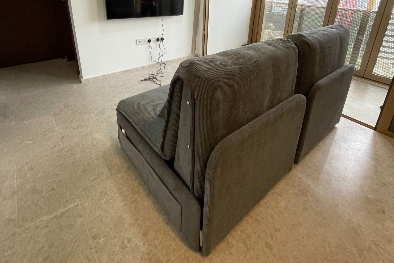 Chronos 90cm Grey (Xeno 15) Electric Sofa Bed Vy Chai | Jul 24