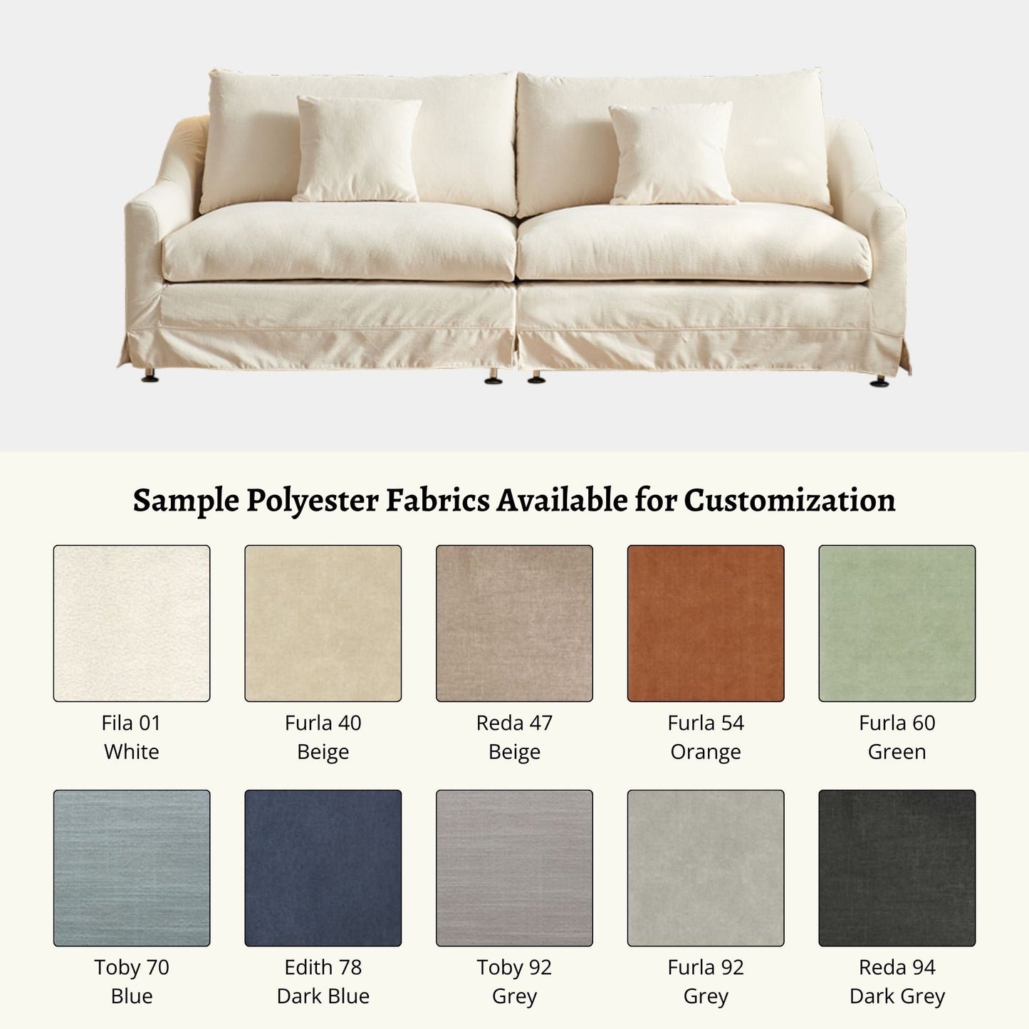 Cider fabric sofa customized fabric colour sample options (Other)