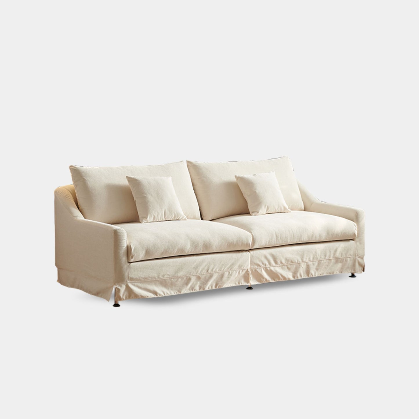 Cider white fabric sofa