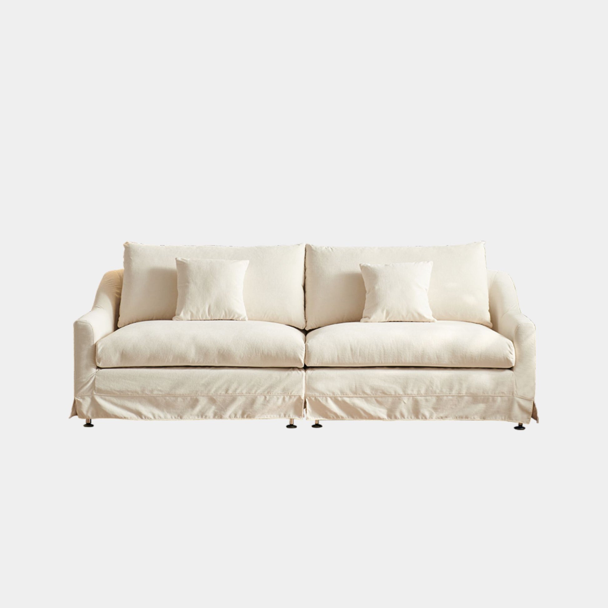 Cider white fabric sofa