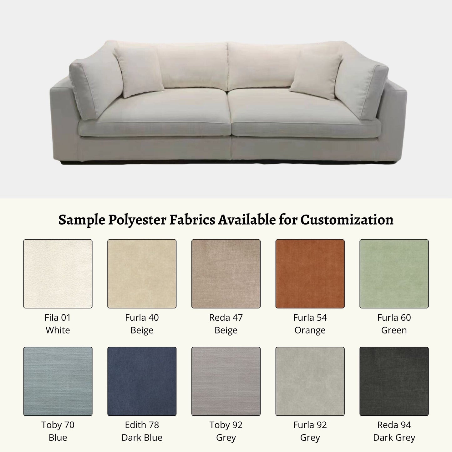 Claudia fabric sofa fabric customization samples (Other)