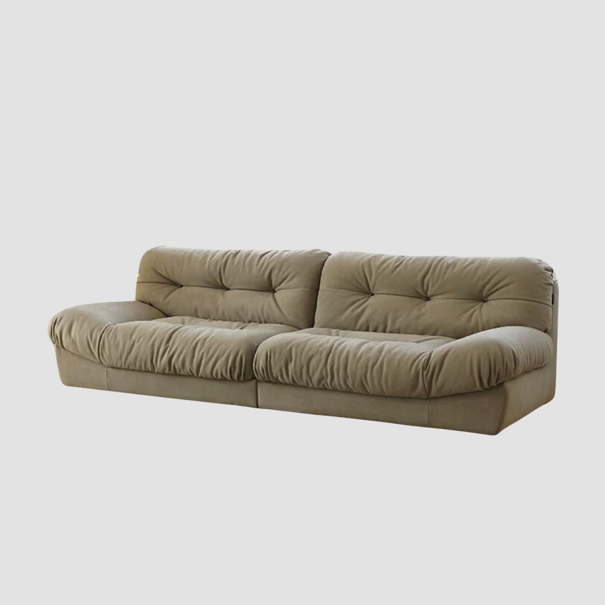 Clora fabric sofa green