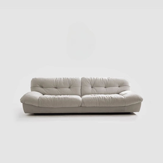Clora fabric sofa white