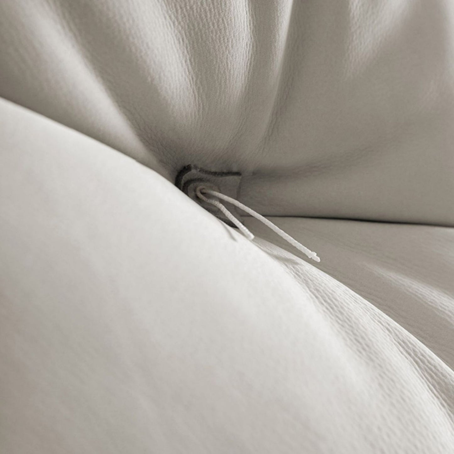 Clora fabric sofa white
