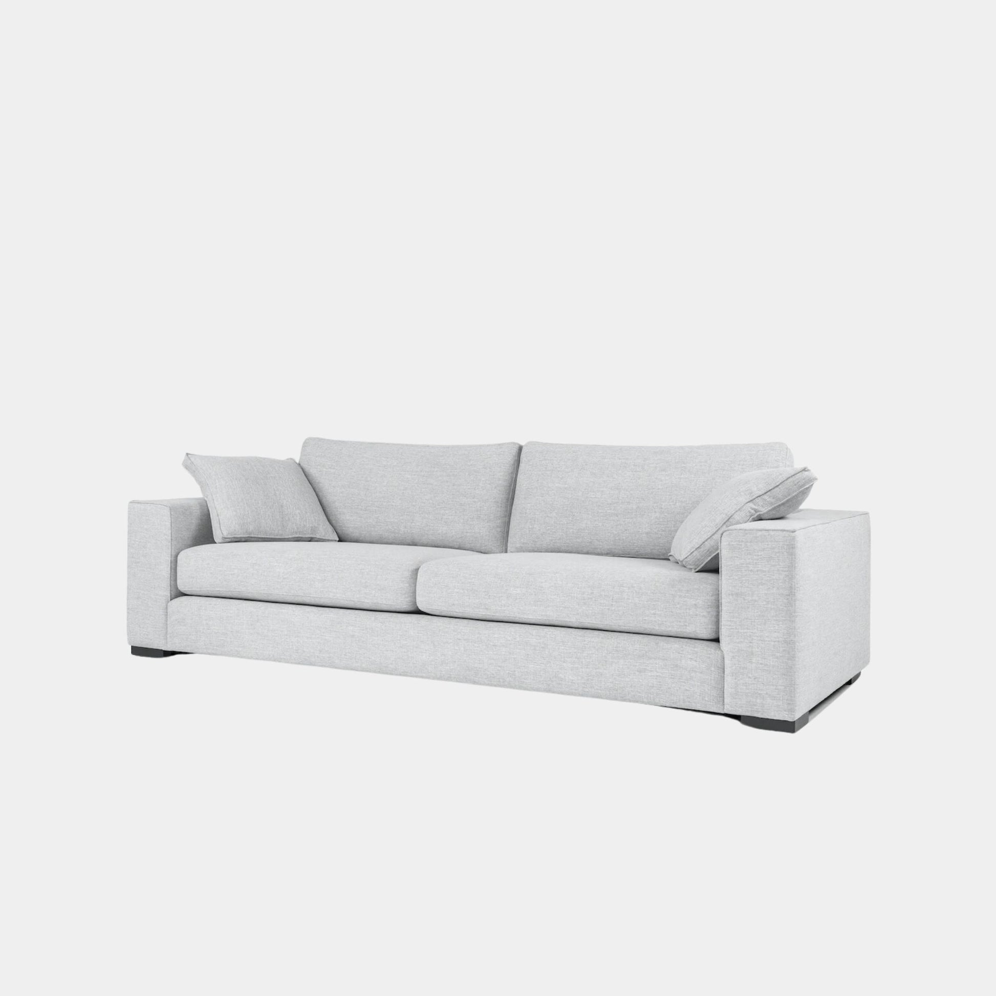 coastal grey fabric sofa