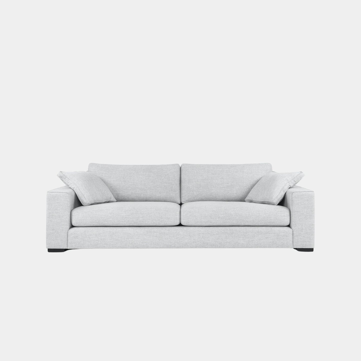 coastal grey fabric sofa