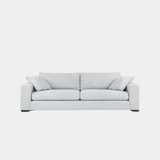 coastal grey fabric sofa