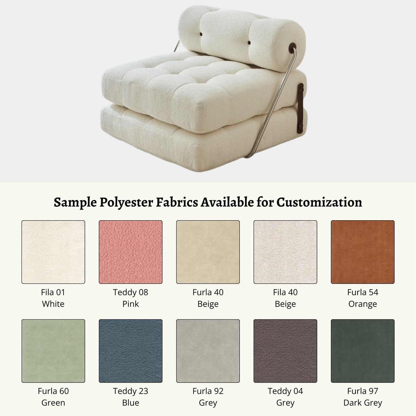Cob sofa bed blended polyester fabric customization (Other)