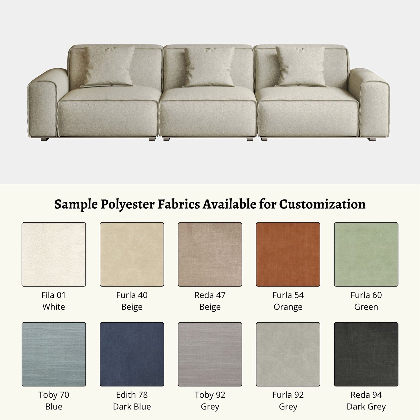 Colby blended polyester fabric customization (Other)