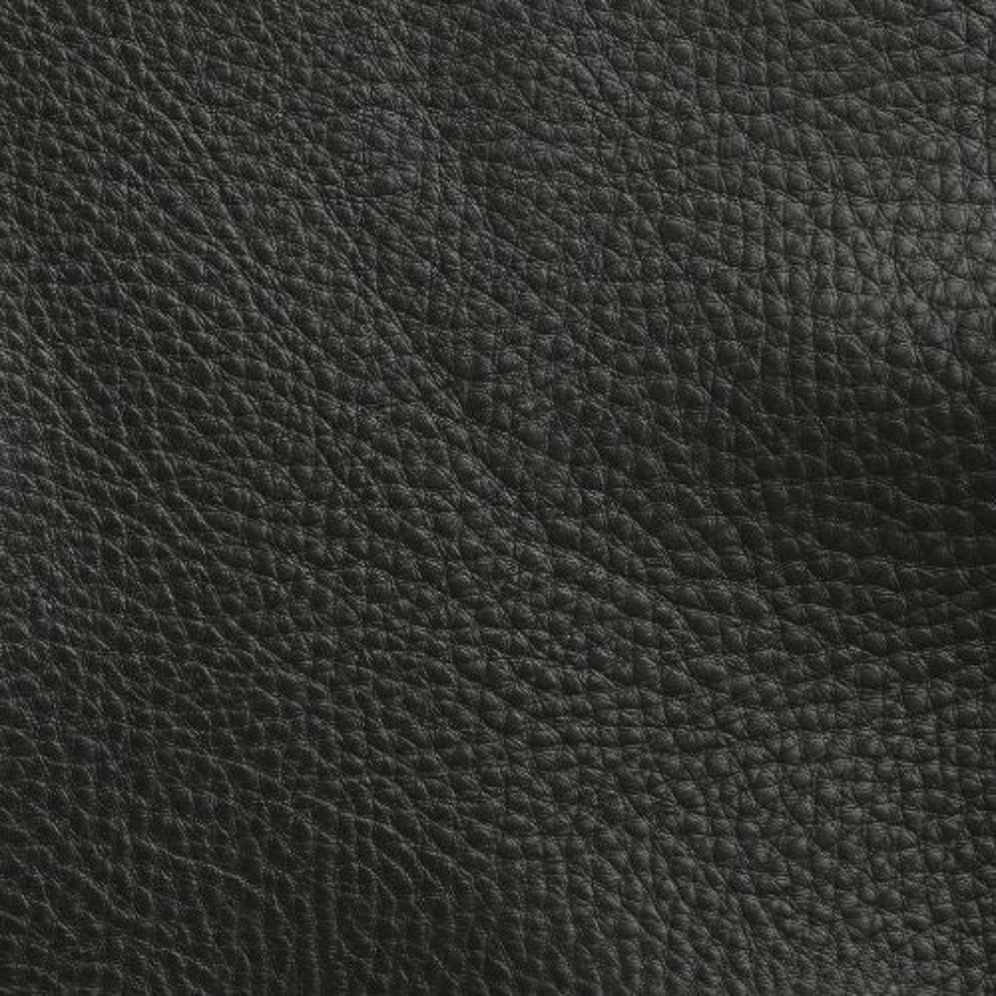Colby black top grain half leather 2 seat sofa