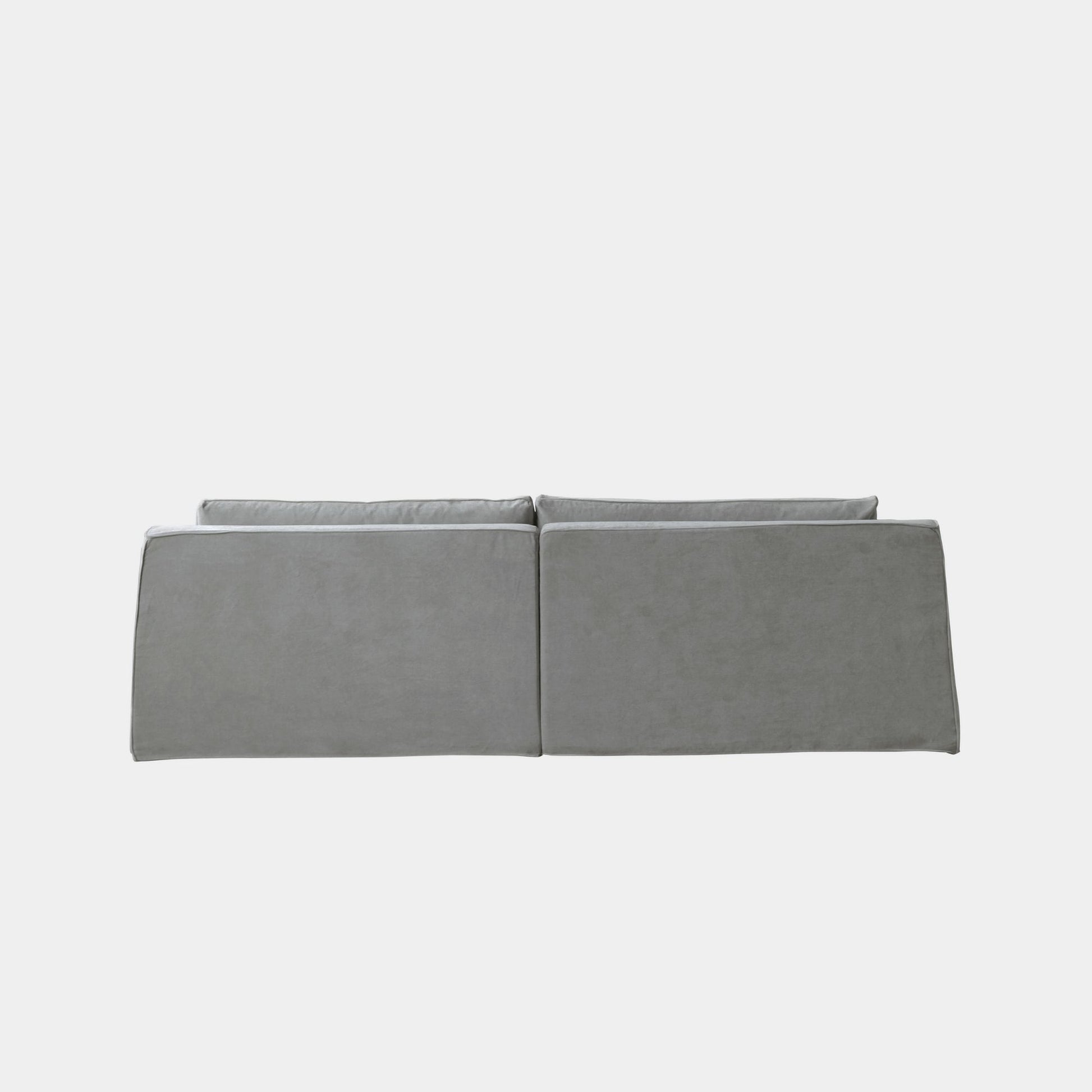Comfort grey fabric sofa