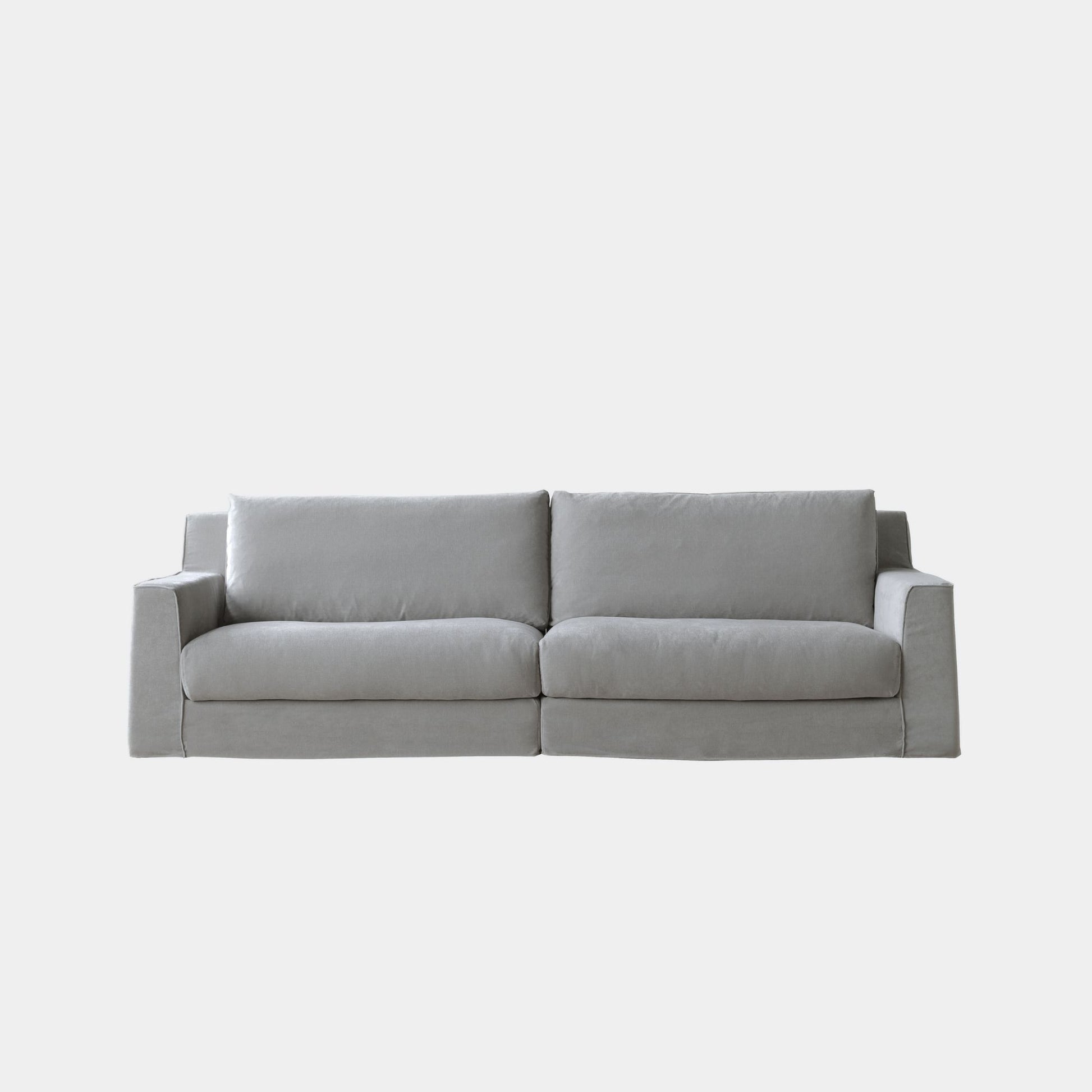 Comfort grey fabric sofa