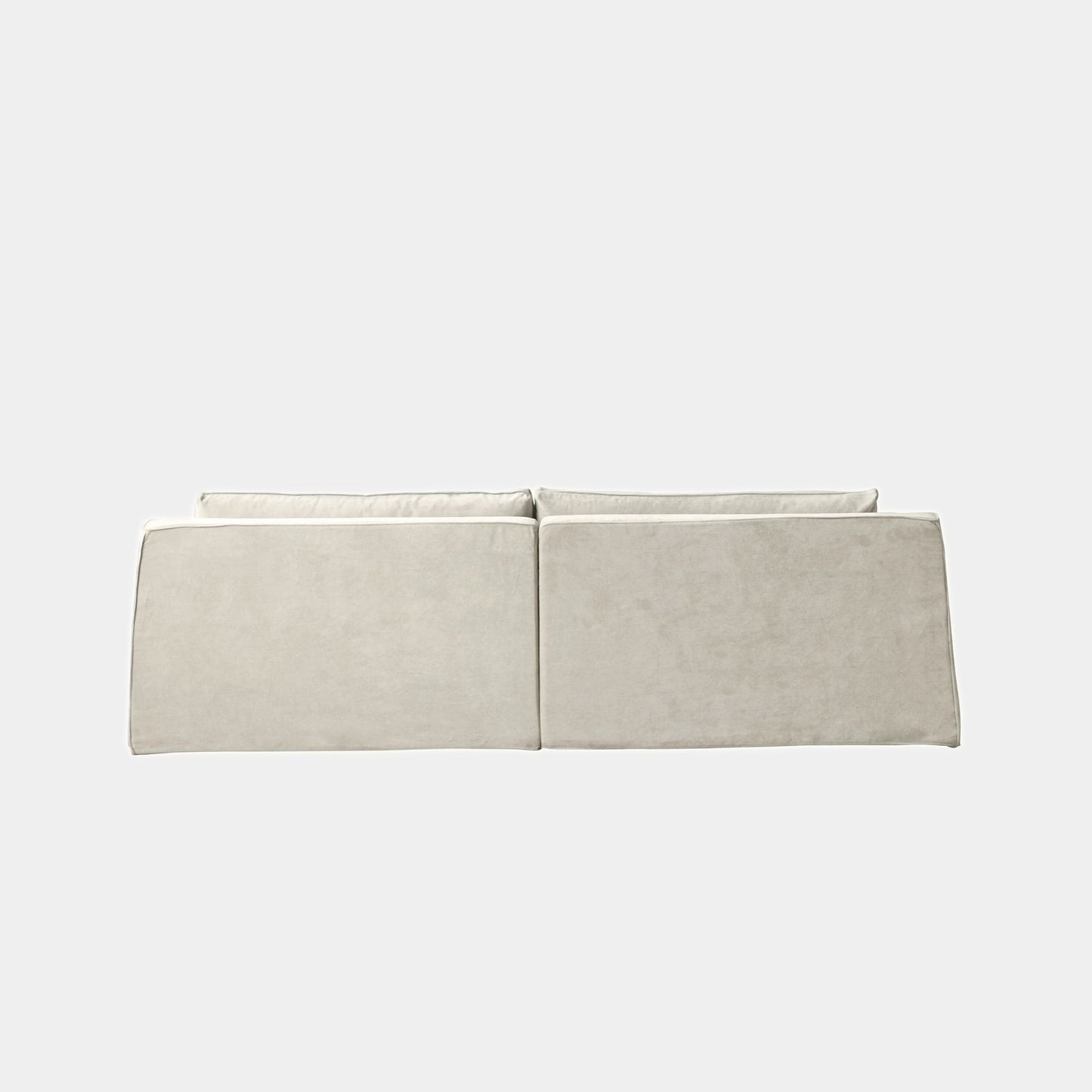 Comfort white fabric sofa