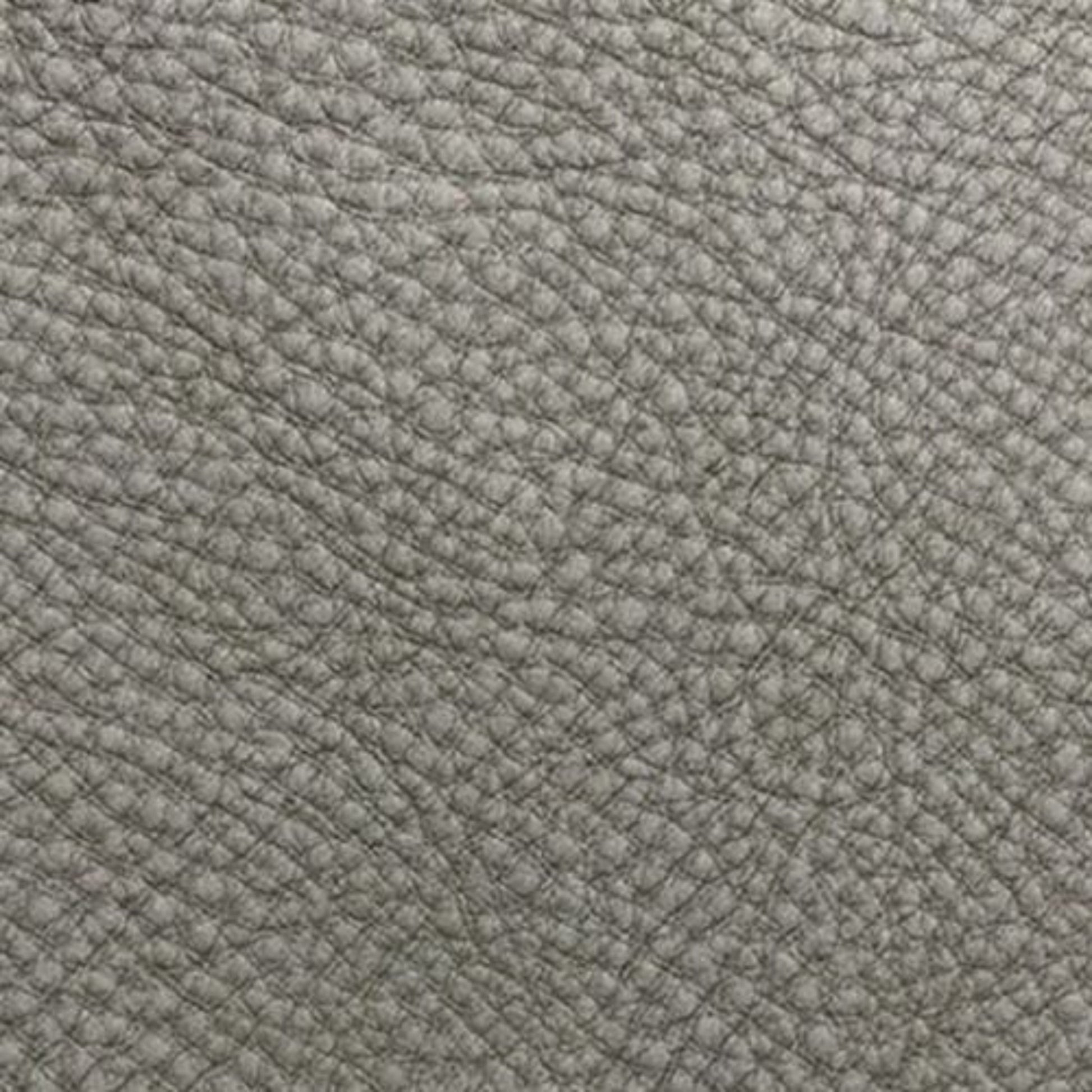 Comfy grey top grain full leather sofa