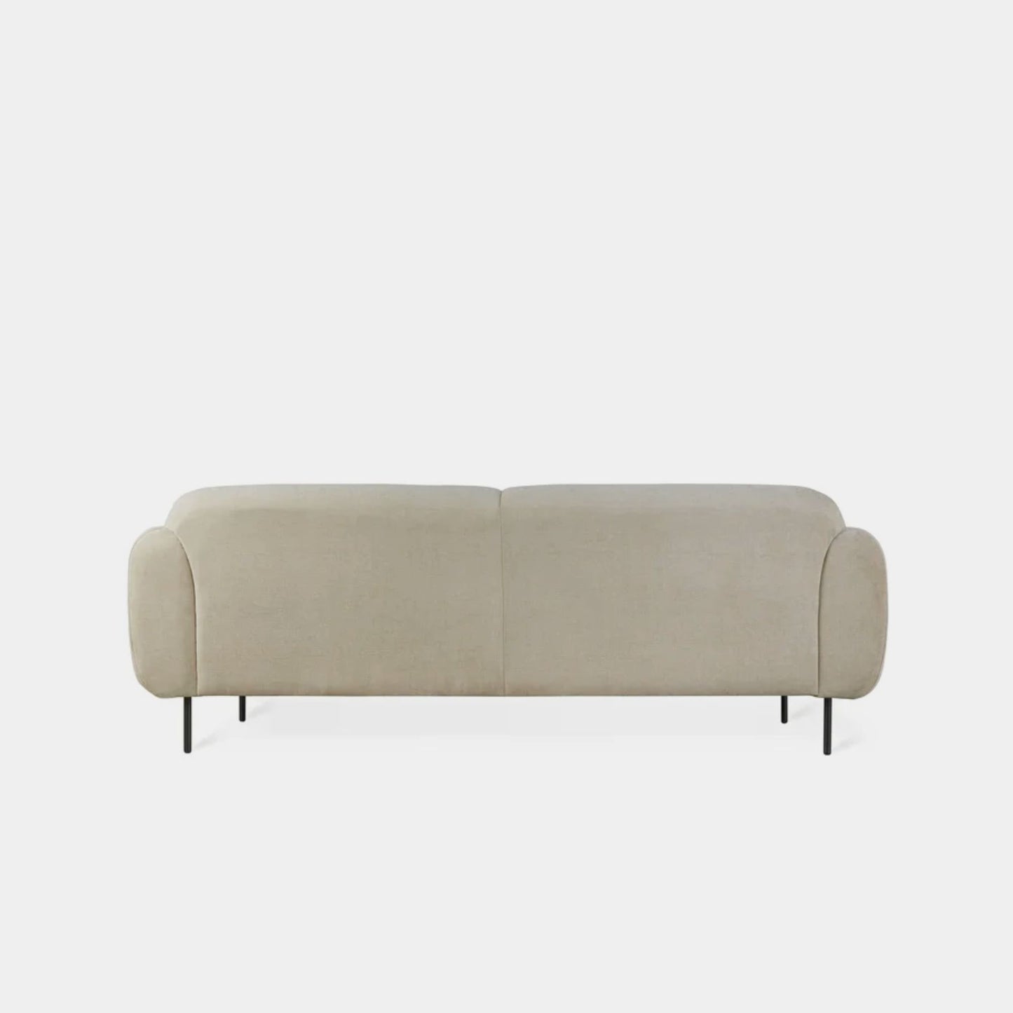 Contour fabric sofa beige