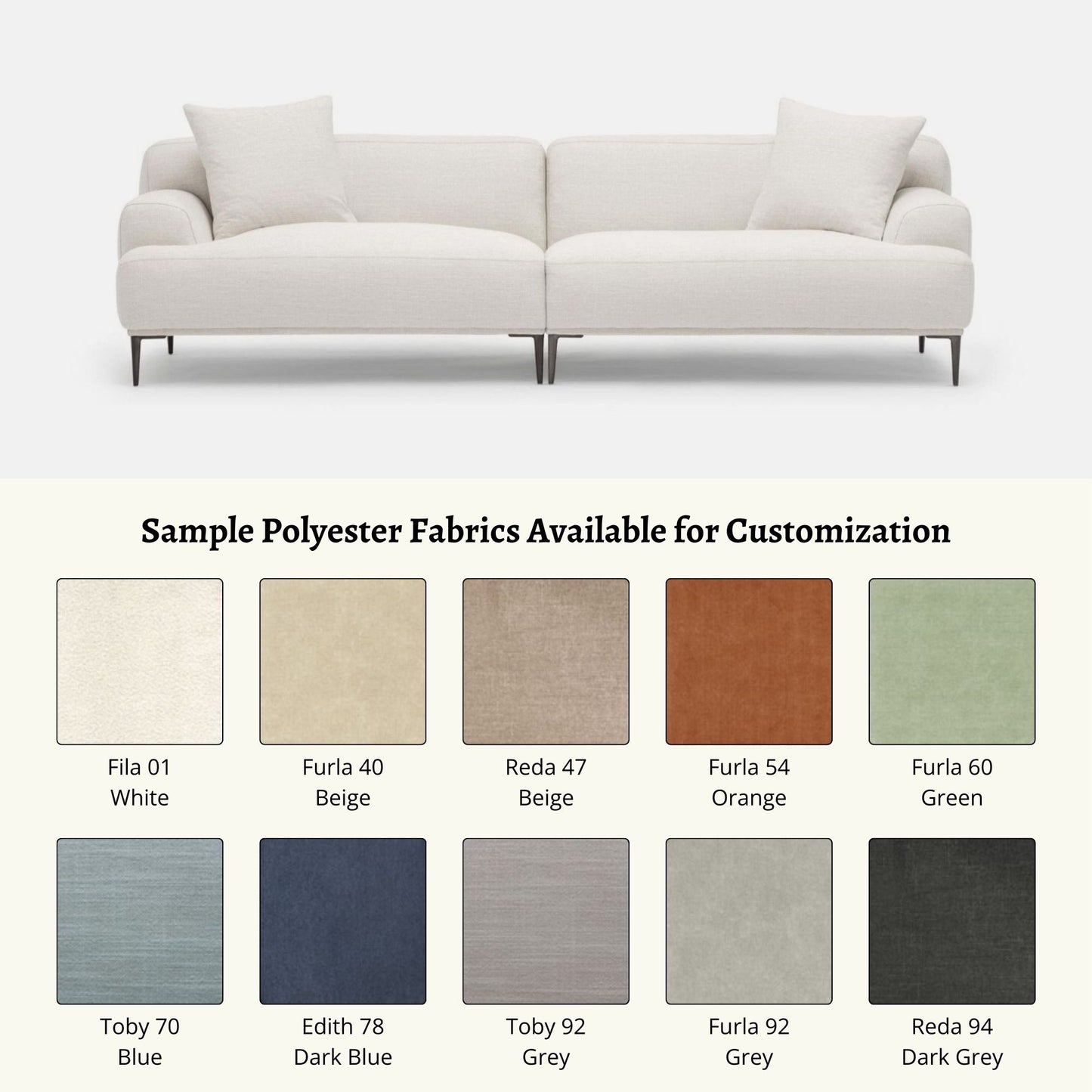 Crystal blended polyester fabric customization (Other)