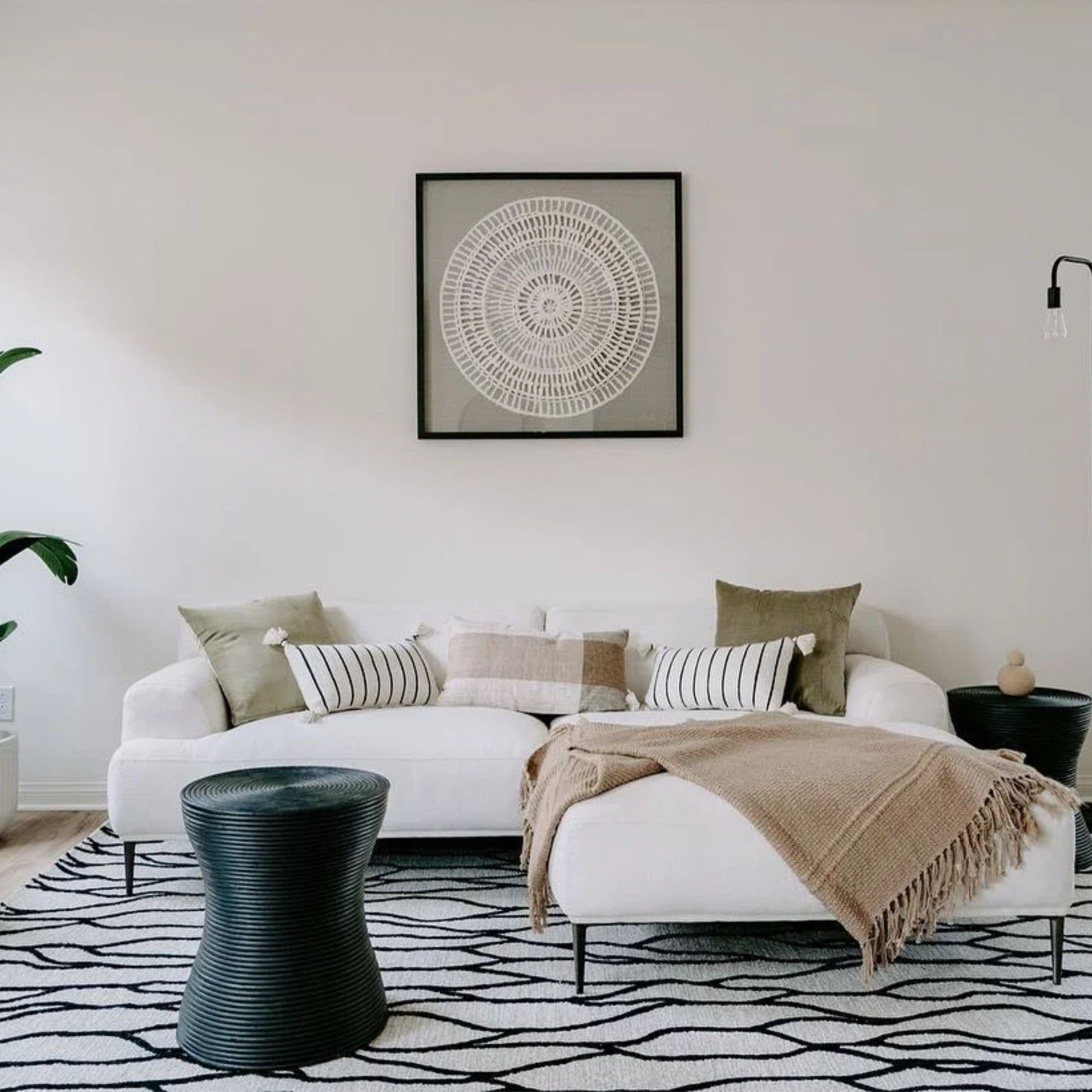 Crystal fabric sectional sofa right white